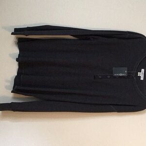 Chereskin pull over long sleeve waffle fabric pull over